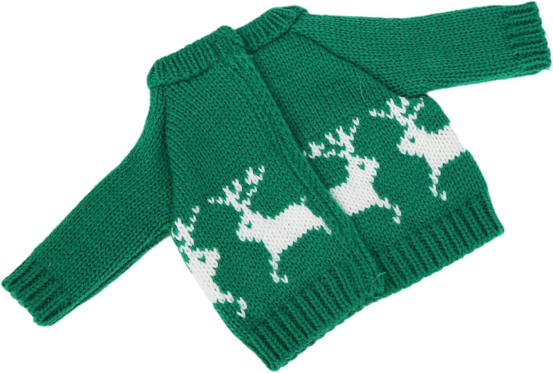 18 Zoll Puppenkleidung Weihnachtspuppenkleidung Weihnachtspuppenpullover Hosen Schal Set Mädchen Pup