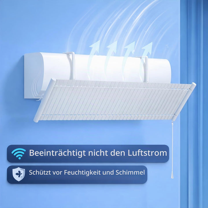 Windabweiser für Klimaanlage, einstellbar, Metall, Universal-Klimaanlage, für Haus/Büro, schwangere