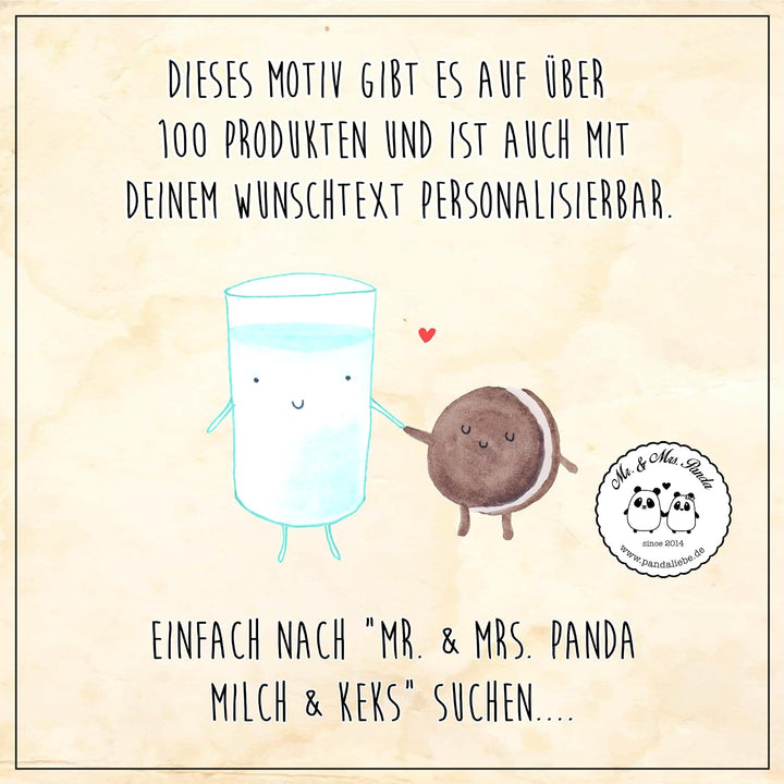 Mr. & Mrs. Panda Dose Milch Keks - Geschenk, Einladung Frühstück, Cookie, Kekse, Kaffee, aufbewahrun