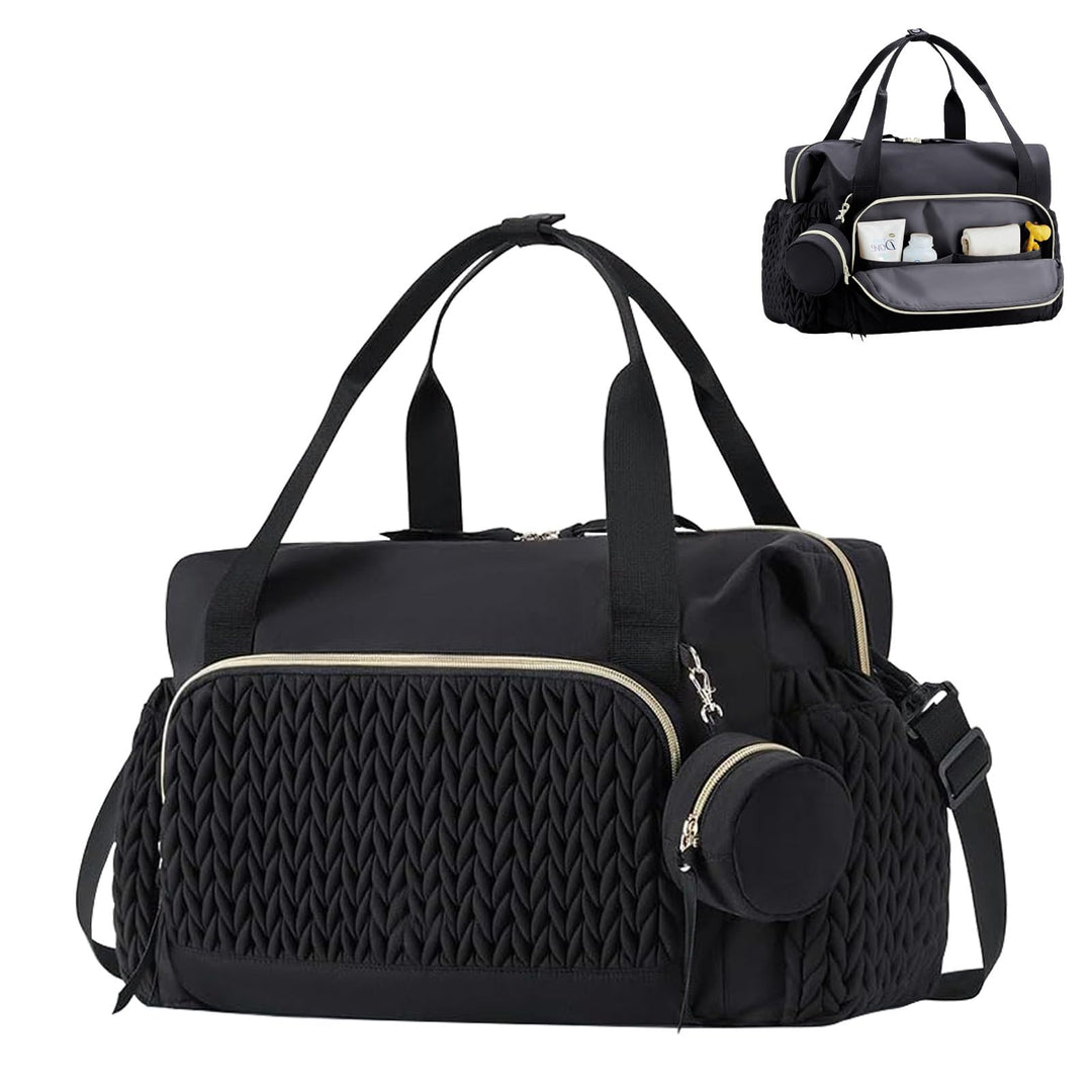 Multifunktionale Wickeltasche Gross, Mommy Bag Schultertasche mit Schnulleretui, Wasserdichte Baby W