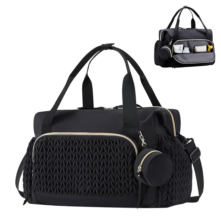 Multifunktionale Wickeltasche Gross, Mommy Bag Schultertasche mit Schnulleretui, Wasserdichte Baby W