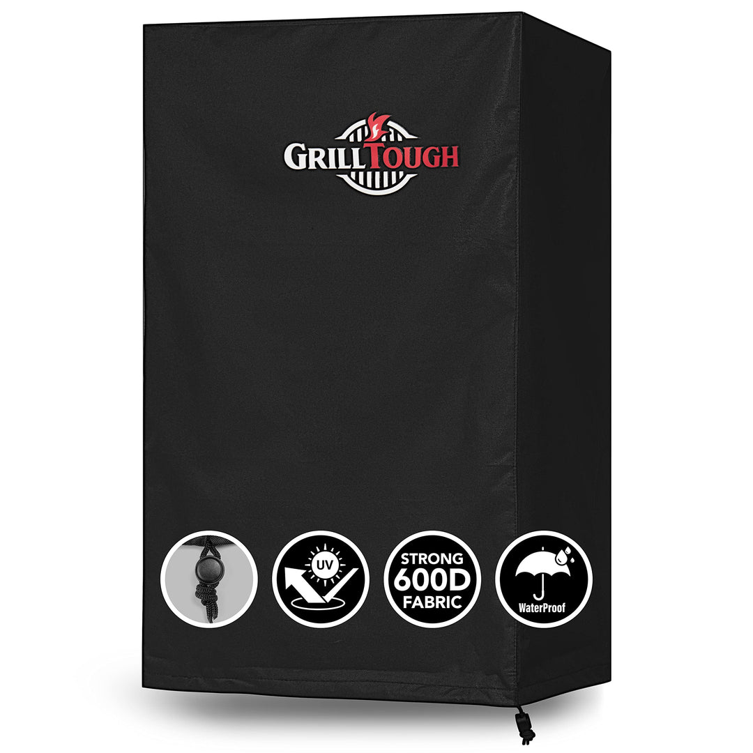 GrillTough Strapazierfähige Abdeckung für Smoker und Grillplatte im Aussenbereich, 76,2 cm, wasserdi