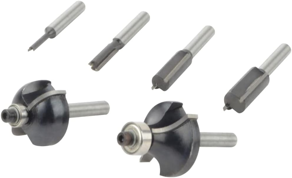 Brüder Mannesmann M12868 Elektrische Oberfräse mit 6 Fräsern