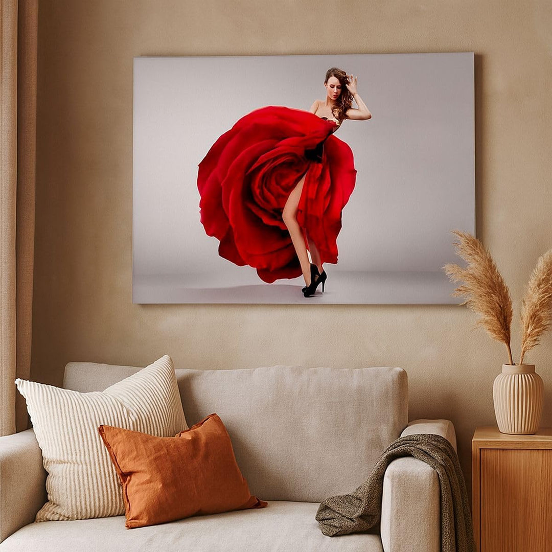 Bilder auf Leinwand Karneval Kleidung Kultur Tänzerin Leinwandbild 70x50cm Wandbilder Dekoration Woh