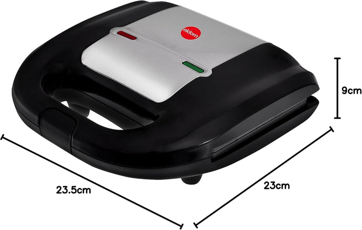 eldom ST11 Ruddy Duo Sandwichmaker | Sandwichgrill für dreieckige Toasts | mit Anti-Haft-Beschichtun