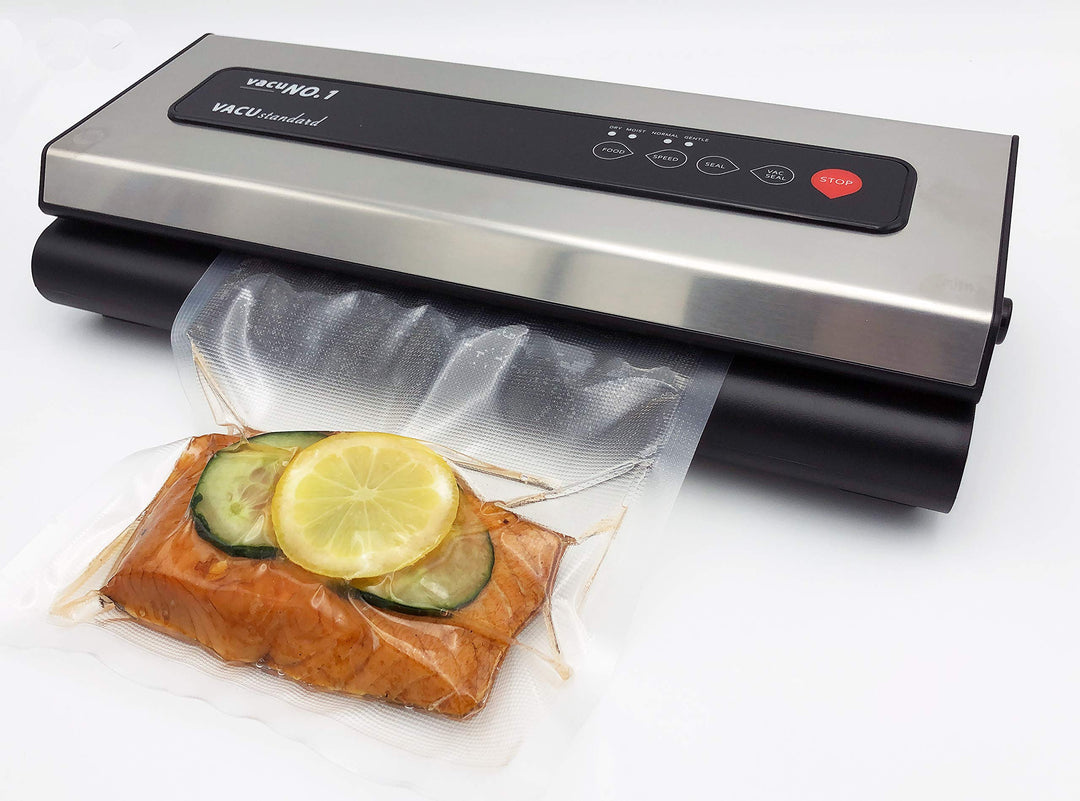 Vakuumierer für Lebensmittel VacuNo.1 - VACU Standard - Sous Vide - Folienschweissgerät inklusive Fo