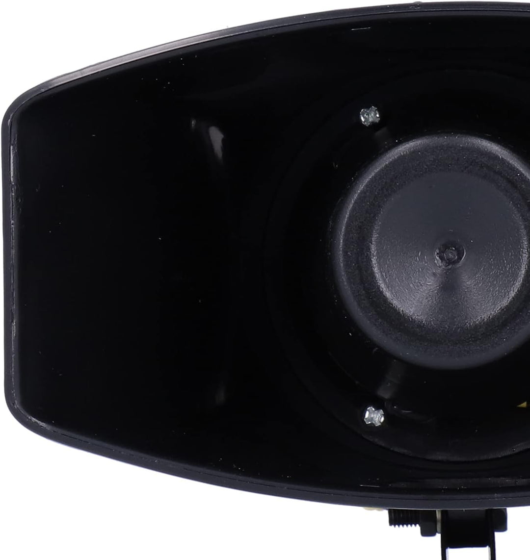 Warnhorn, 12V 100W 125DB Autohupe Megaphon 5-Sound Notfallwarnalarm Feuersirene für Auto Motorrad