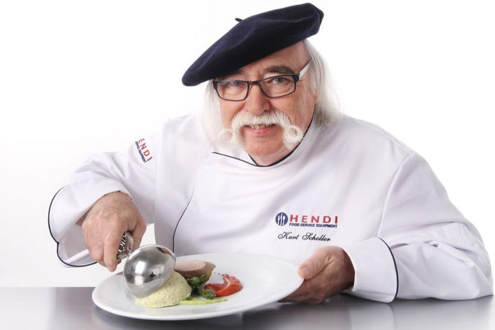 HENDI Eisportionierer Stöckel, geeignet für Geschirrspüler, Eislöffel, Eiscreme Löffel, 1/4, ø100mm,