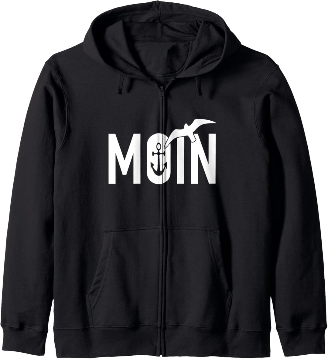 Moin Norddeutschland Nordlicht Norddeutsch Kapuzenjacke