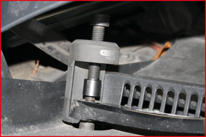 KS Tools 7001198 Universal Scheibenwischerarm Abzieher mit Abziehgabel, Schwarz