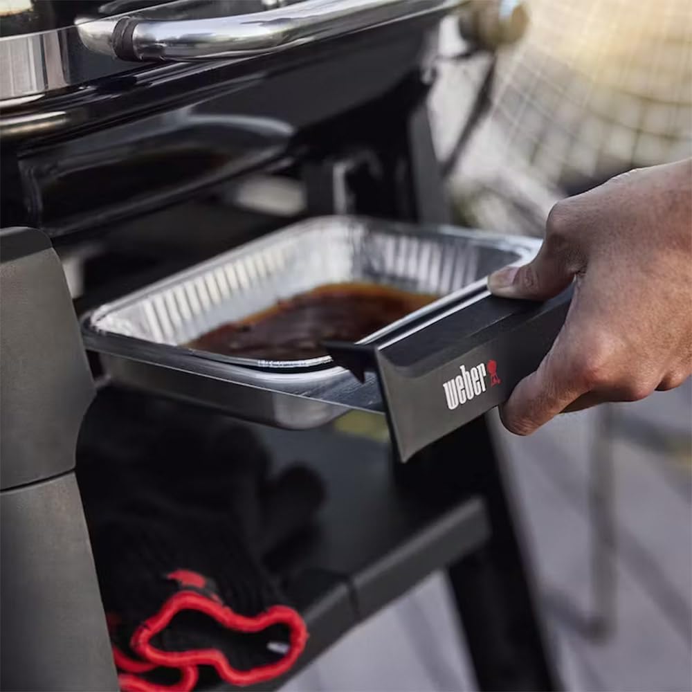 Weber Elektrischer Grill Lumin, Schwarz