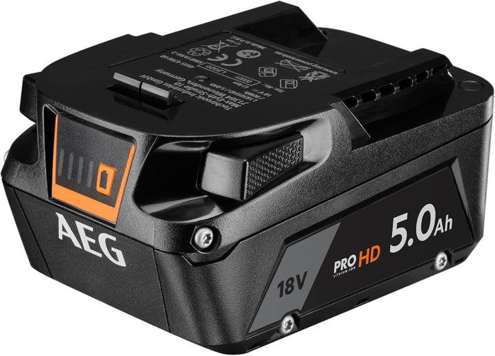 AEG 18 V Pro18V Akku-Starterset, SETLL1850SHD, 2x5 Ah, Zwei Akkus und Ladegerät
