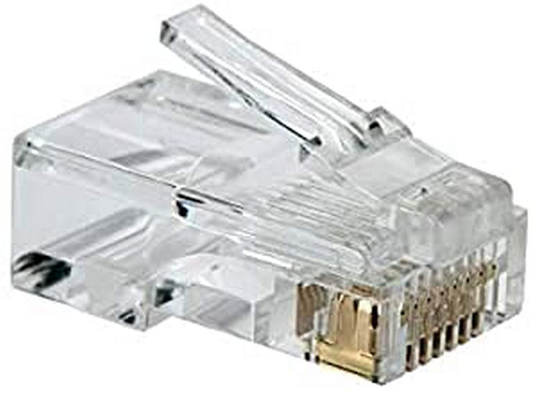 PremiumCord Connector RJ45 8-polig - für Kabel, Packung mit 50 Stück im Beutel 50 Stk, 50 Stk