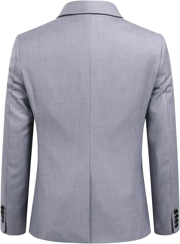 YOUTHUP Anzug Herren 3 Teilig Anzüge Slim Fit 2-Knopf Herrenanzug Modern Formell Sakko Weste Hose fü