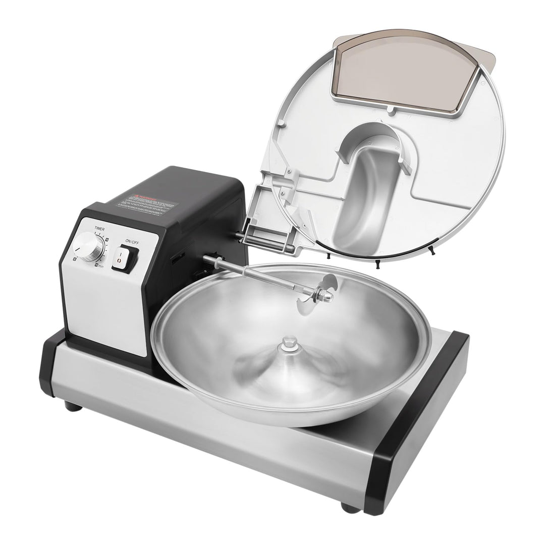 Gewerbliche Küchenmaschine, 250W Gemüseschneider1500 U/min, Küchenmaschine aus lebensmittelechtem Ed