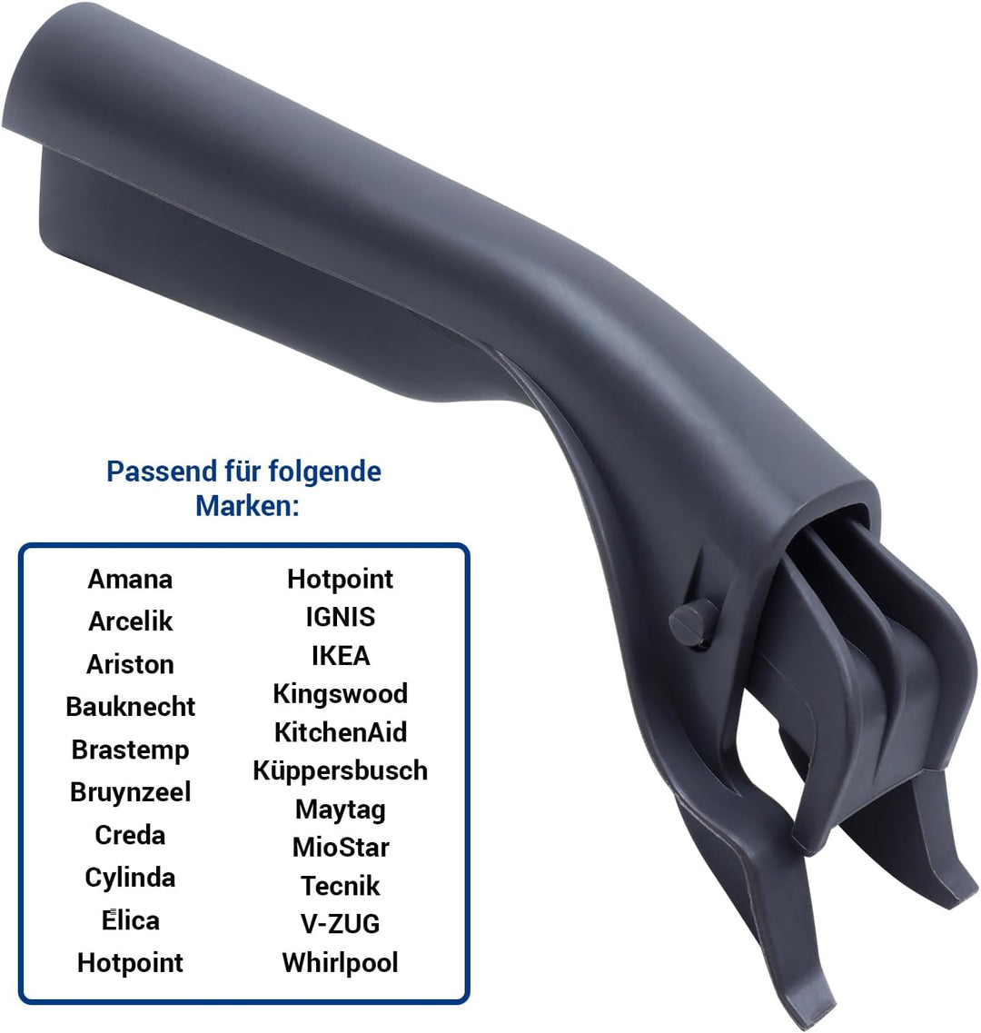 VIOKS Handgriff Ersatz für Whirlpool 482000022365 Indesit C00318974 Festhaltegriff für Crisp-Platte