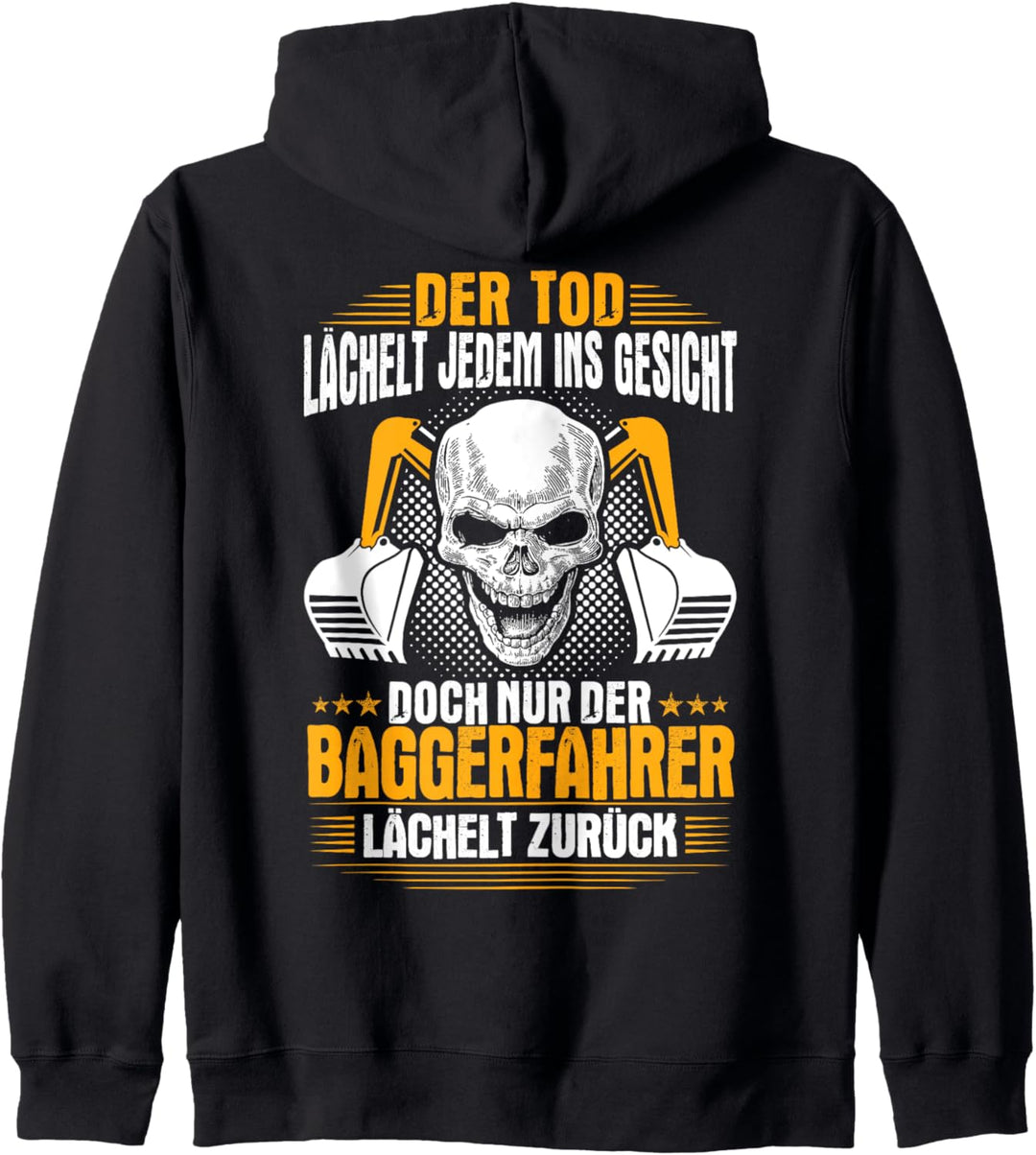 Baggerführer Lächeln Bagger Baggerfahrer Kapuzenjacke