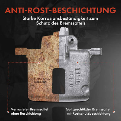 Frankberg Bremssattel Bremszange Vorne Links Kompatibel mit Micra II K11 1.0L-1.5L 1992-2003 Replace