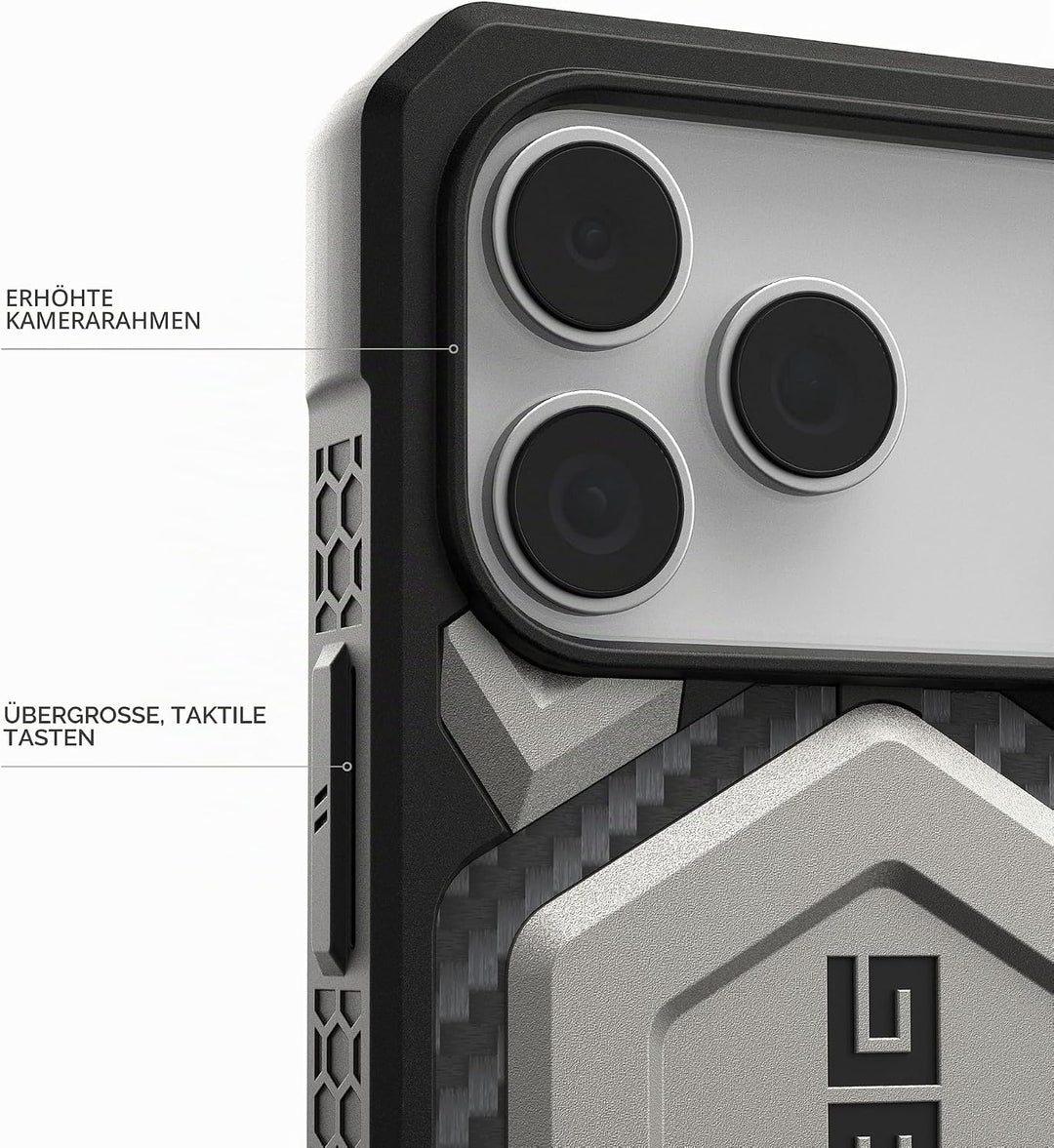 URBAN ARMOR GEAR Monarch Pro Case kompatibel mit Apple iPhone 17 Pro Max Hülle (Wireless Charging/Ma