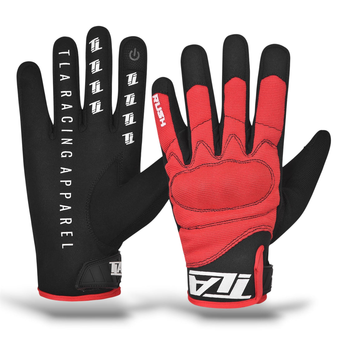 TLA Motocross Handschuhe Enduro Rush - Crosshandschuhe, Motocross Enduro Handschuhe BMX, Quad, Motar
