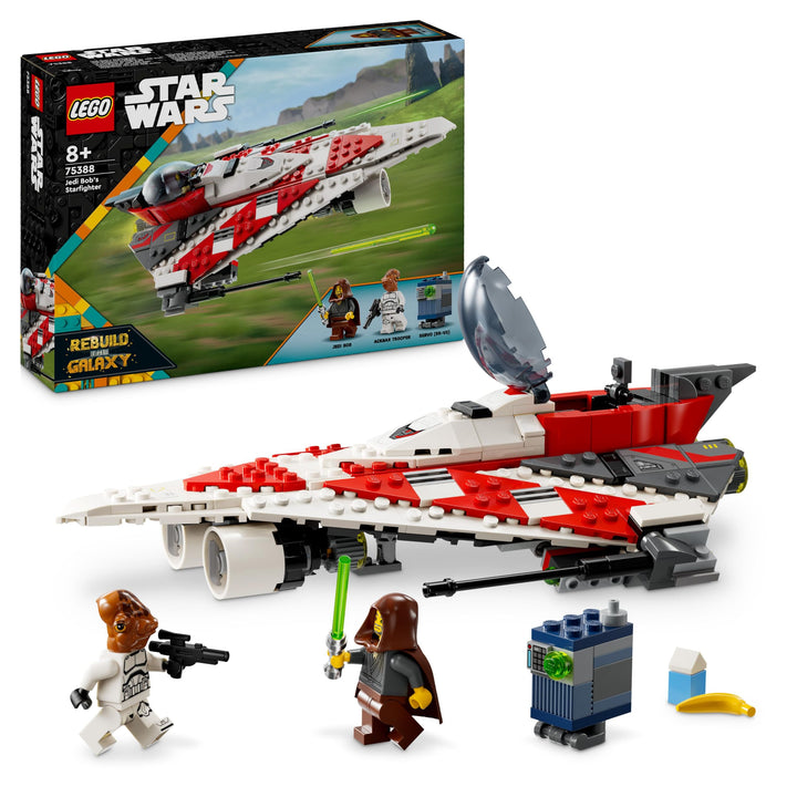 LEGO Star Wars Jedi Bobs Sternjäger, Bauspielzeug, Spielzeug-Sternenschiff Steinen, beliebter Charak