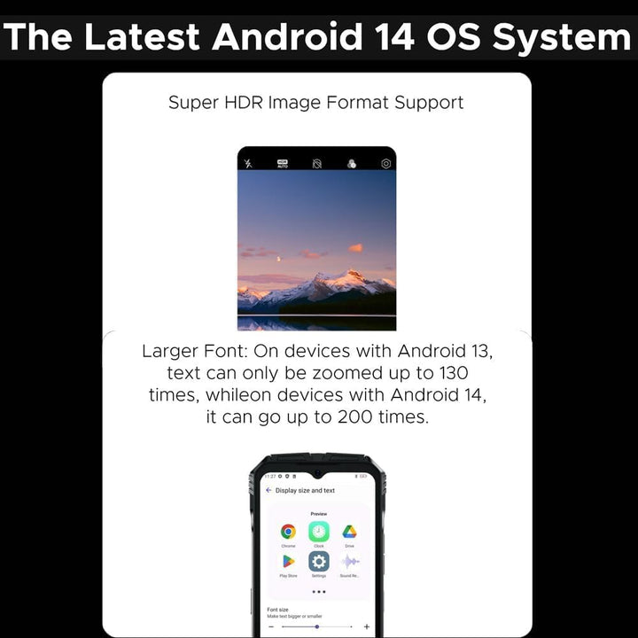 DOOGEE S118 Smartphone ohne Vertrag, Helio G99 Octa Core 20GB + 512GB, 10800mAh Akku / 33W, Robustes
