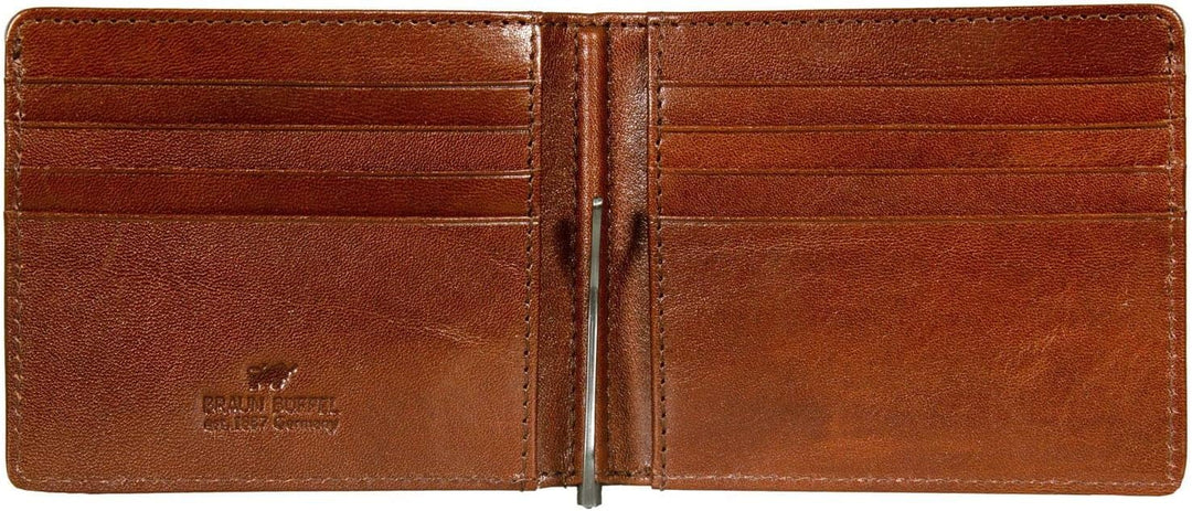 BRAUN BÜFFEL Herren RFID Geldbörse aus echtem Leder Country - Portemonnaie mit GEldklammer - 8 Karte