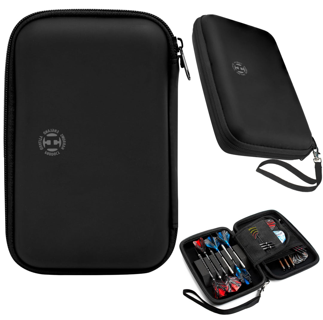 Harrows Darts Case Blaze Pro 6 | Darttasche für 6 Darts | Dartpfeiltasche & Dartpfeile Aufbewahrung