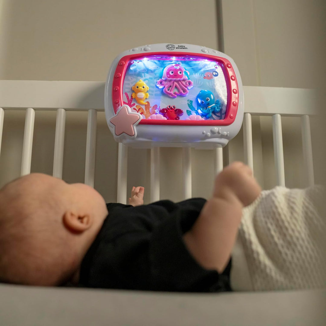 Baby Einstein Sea Dreams Soother, Baby Einschlafhilfen & Weisses Rauschen, 25+ Min. Musik & Ozeanklä