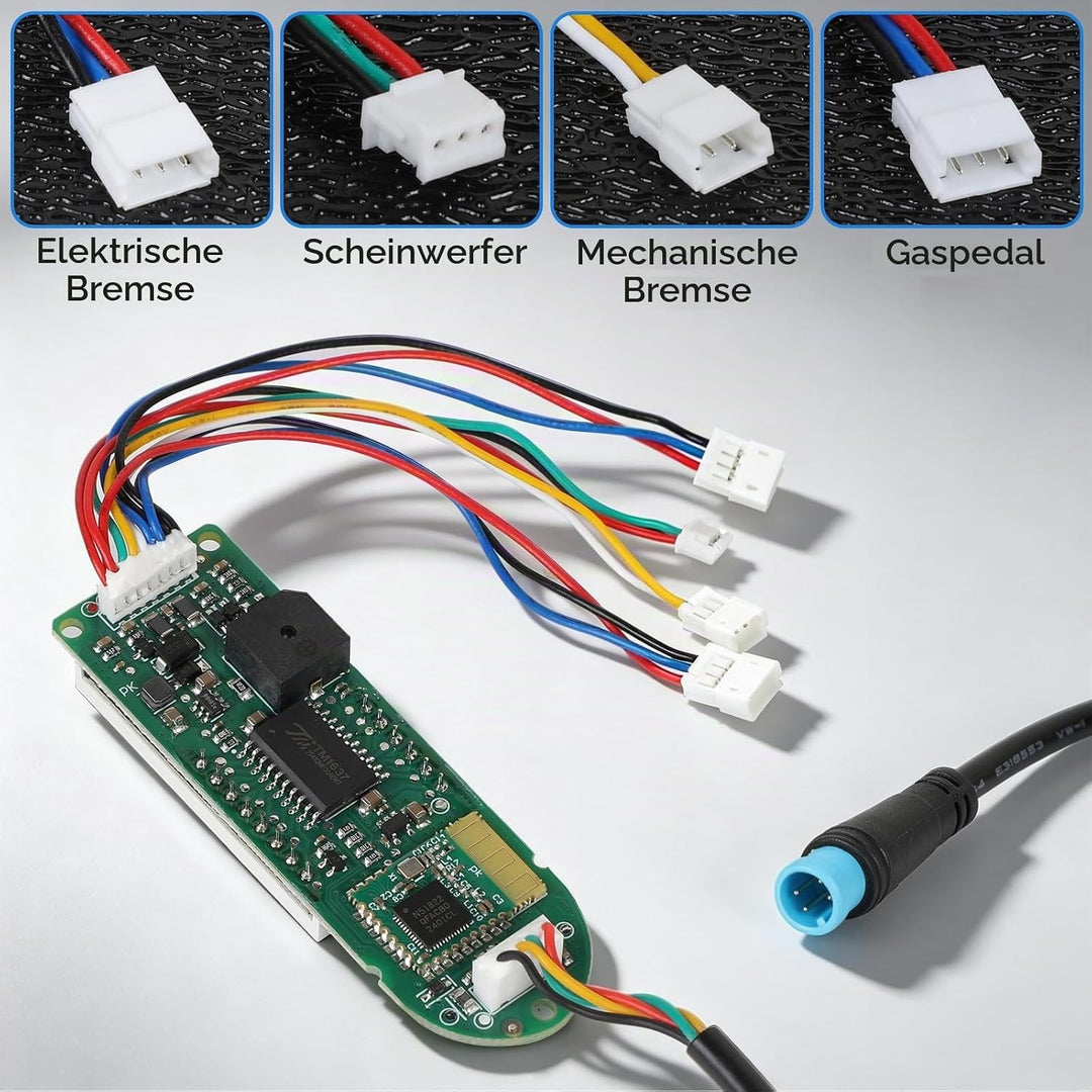 efuturetime E-Scooter Dashboard LED‑Display Nur für Xiaomi M365 1S Pro Pro2