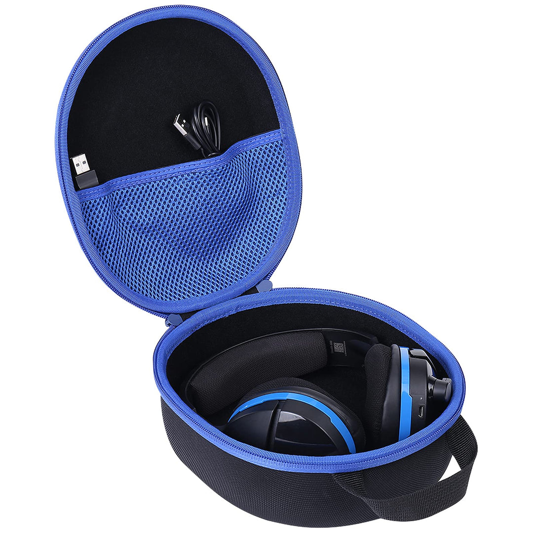 co2CREA Hart Reise Schutz Hülle Etui Tasche für Turtle Beach Stealth 600 Stealth 700 Gen 2/1 Kabello