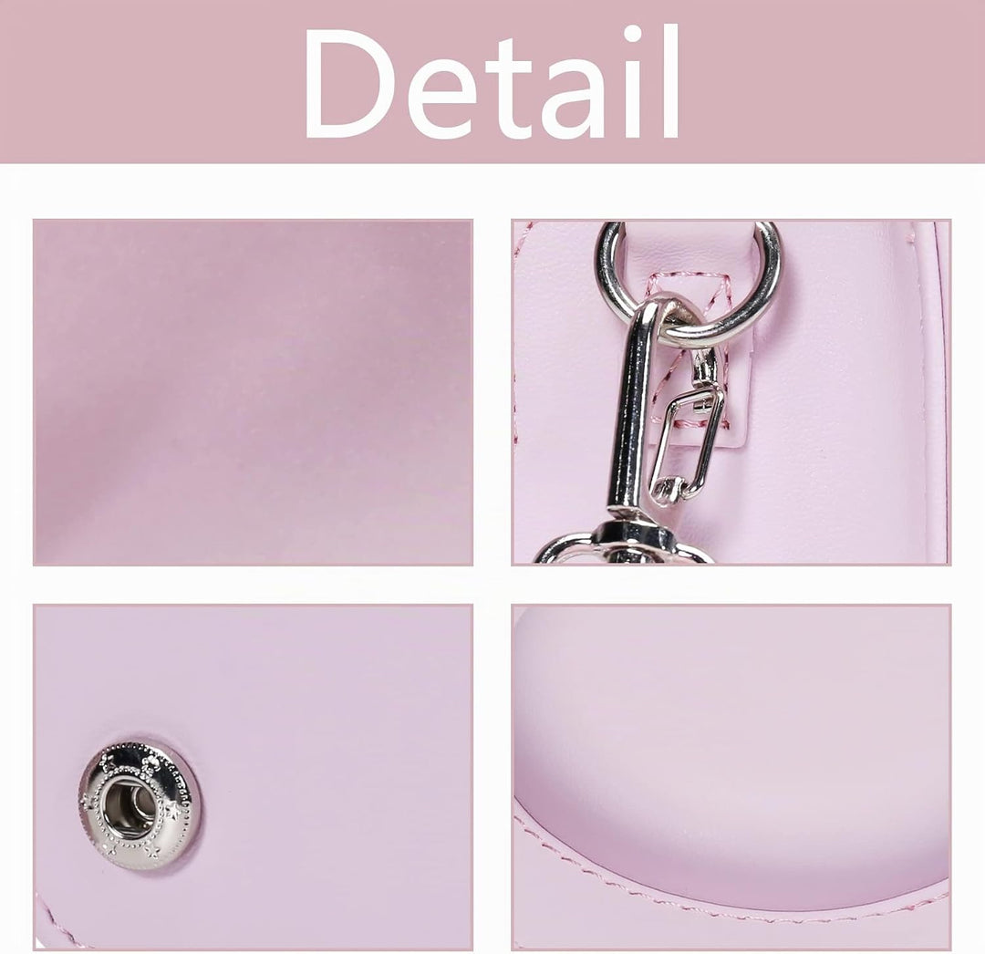 Aenllosi PU Leder Tasche Schutzhülle für Fujifilm Instax Mini 12/Mini 11 Sofortbildkamera Reisetasch