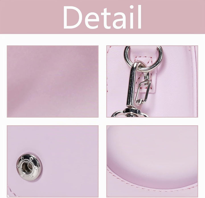 Aenllosi PU Leder Tasche Schutzhülle für Fujifilm Instax Mini 12/Mini 11 Sofortbildkamera Reisetasch