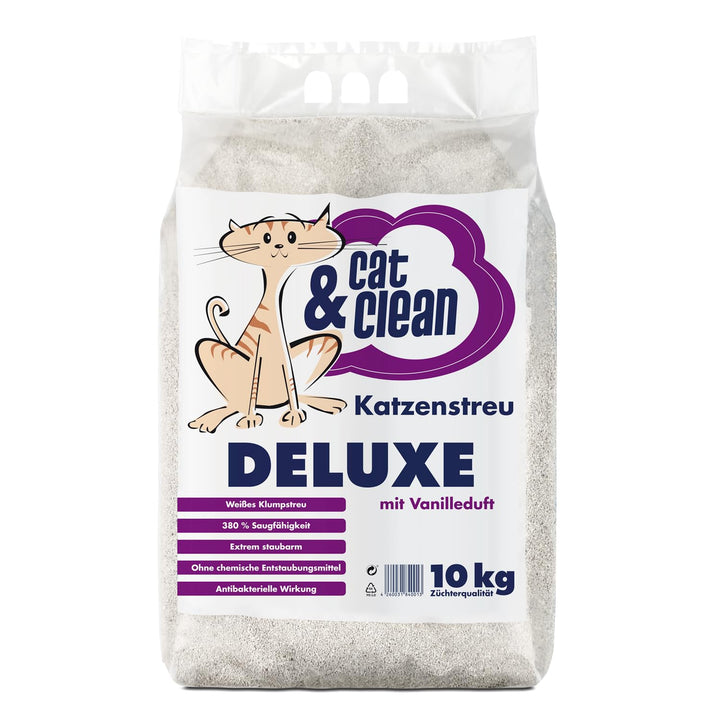 Cat & Clean CCD10 deluxe mit Vanilleduft Deluxe Vanilleduft 10 kg (1er Pack), Deluxe Vanilleduft 10