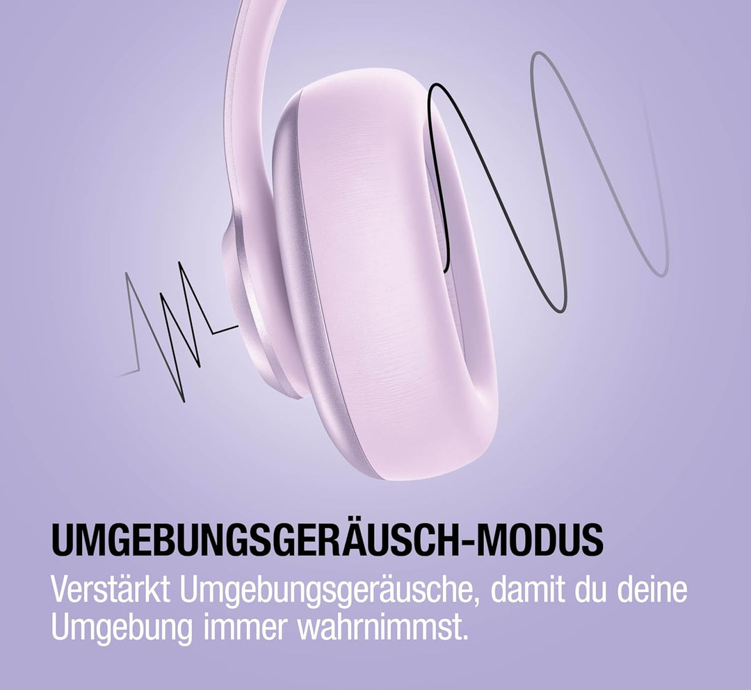 Fresh 'n Rebel Clam Ace 2, ANC-Kopfhörer, Hybrid Active Noise Cancelling, Ambient-Sound-Modus, Multi
