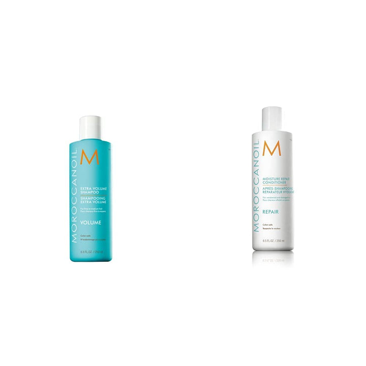 Moroccanoil Regenerierender Conditioner 250 ml (1er Pack) Bundle mit Extra Volumen Shampoo, 250 ml (