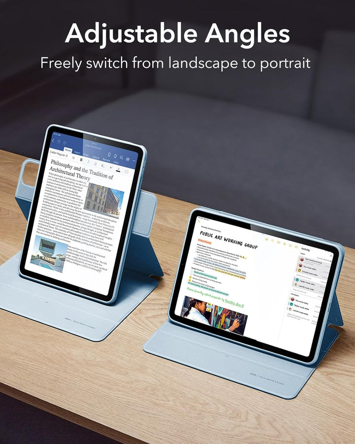 ESR für iPad Air 2022 Hülle, iPad Air 5 Hülle, iPad Air 4 Hülle 2020, 10,9 Zoll Case, abnehmbare mag