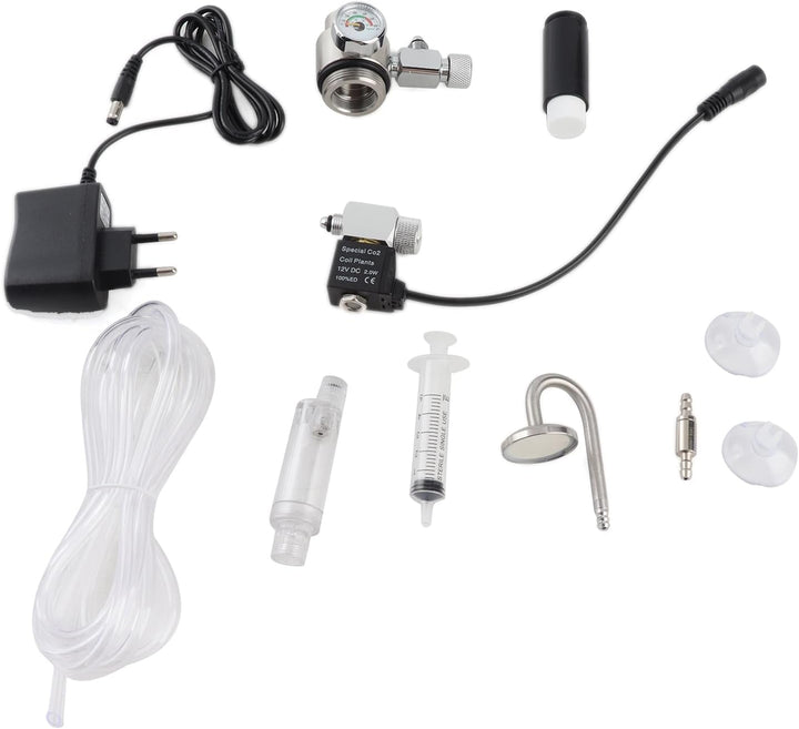 Ailgely 5L CO2-Generator-System-Kit für Doppel Aquarium CO2-Edelstahl-Zylinder-Generator-System mit