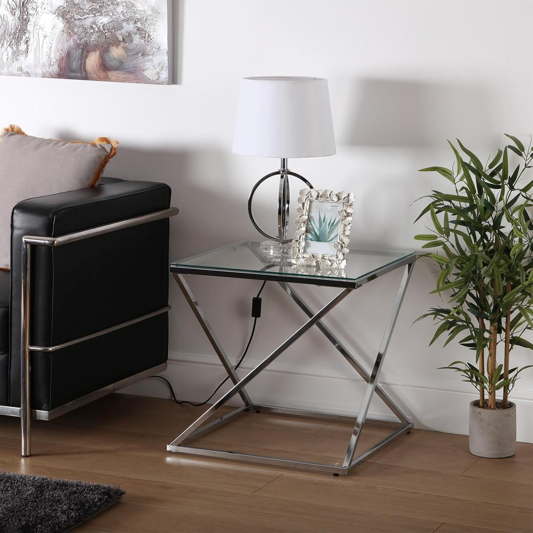 Versa Trento Beistelltisch für das Wohnzimmer, Schlafzimmer oder die Küche. Moderner, niedriger Tisc