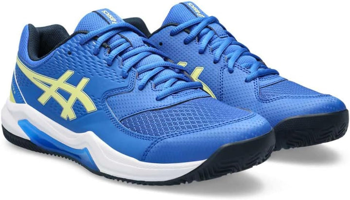 ASICS Dedicate 8 Mann Tennisschuhe Blau Weiss 39.5 EU Illusion Blue Glow Yellow, 39.5 EU Illusion Bl
