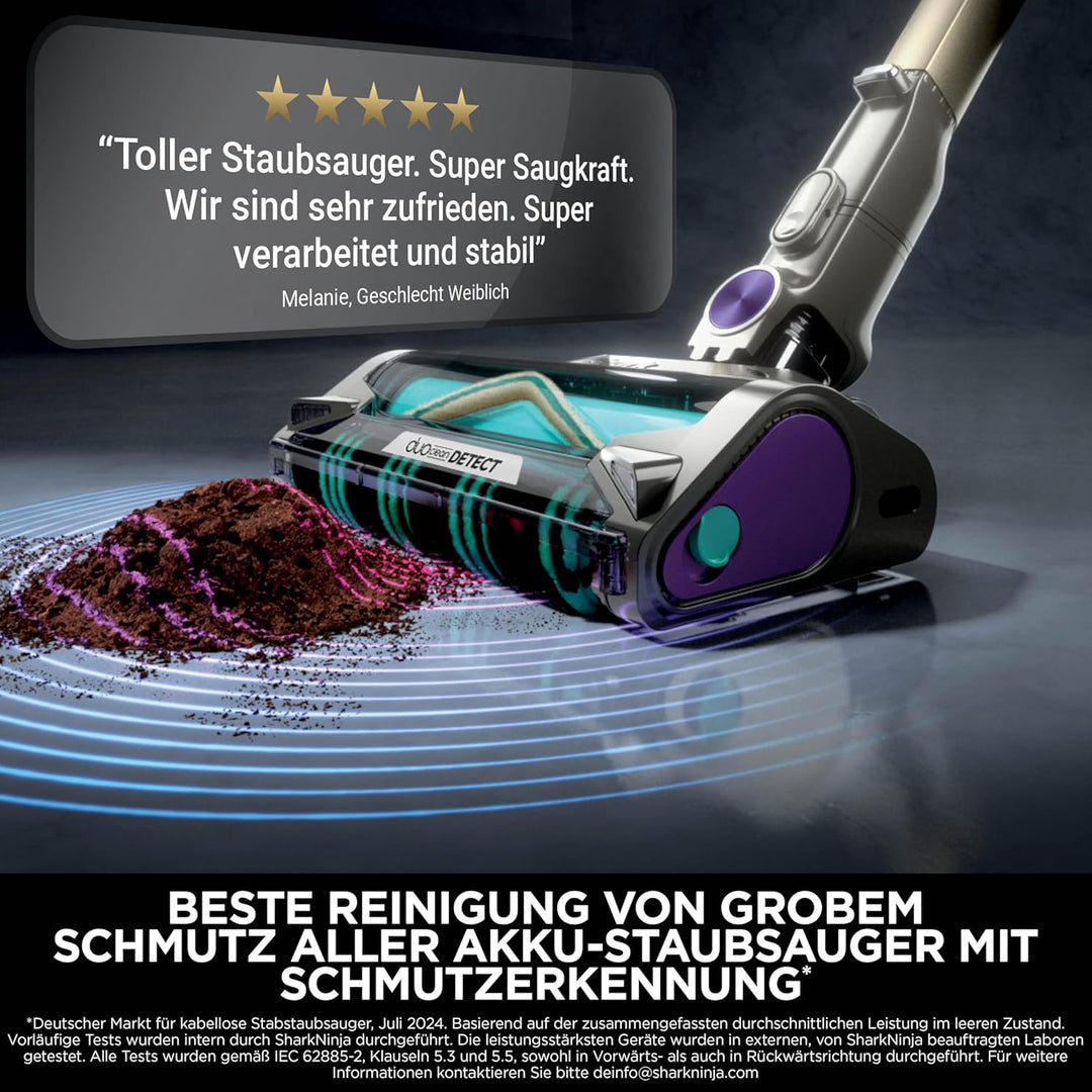 Shark PowerDetect Clean & Empty Akku-Staubsauger für Haustierbesitzer, DuoClean Detect, Reverse Clea