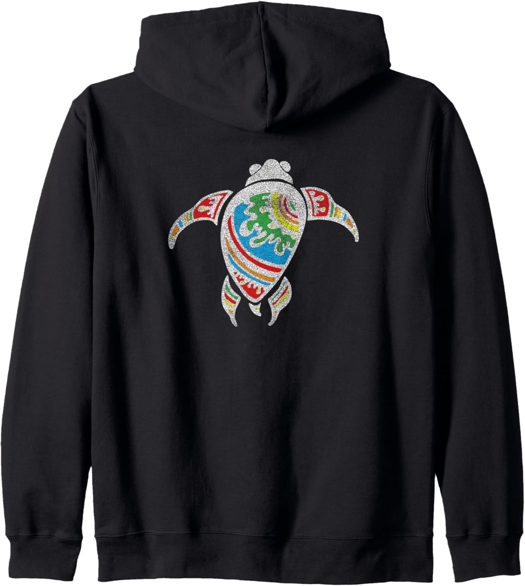 Tribal Sea Turtle Spirit Animal distressed Kapuzenjacke
