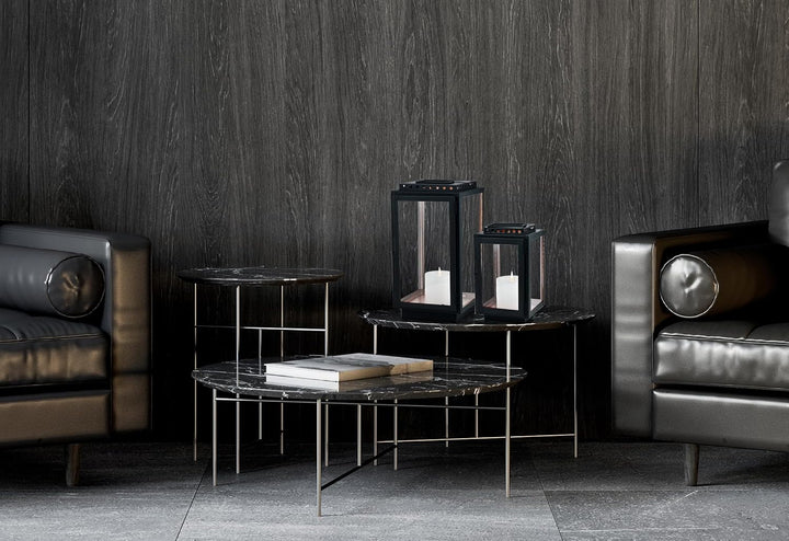 Marrakesch 2er Set Gartenlaterne Laterne 34,5cm & 24cm | Laternen für Draussen Jona modern als Garte