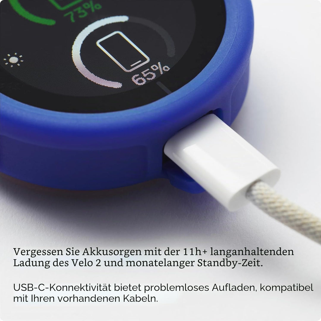 Beeline Velo 2 Navigationsgerät Ø46,4mm für Fahrrad + universelle Lenkerhalterung | Fahrrad