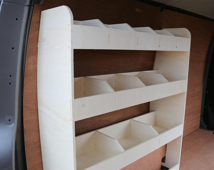 Vanify - Kompatibel mit Volkswagen Transporter T5 T6 L1 2003+ Fahrzeugeinrichtung Fahrzeugregale, Fa