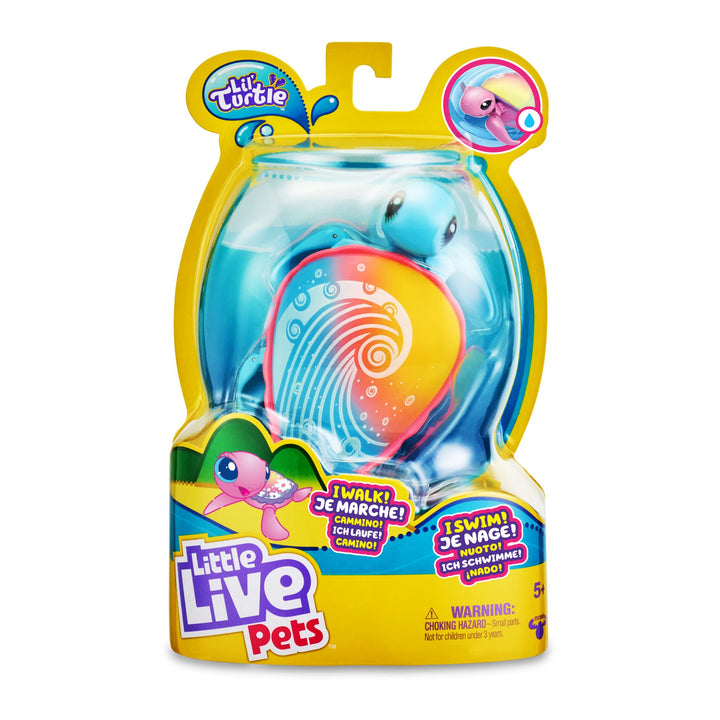Little Live Pets Ripswirl Cute Schildkröten, interaktives Haustier, das im Wasser schwimmt und Sich