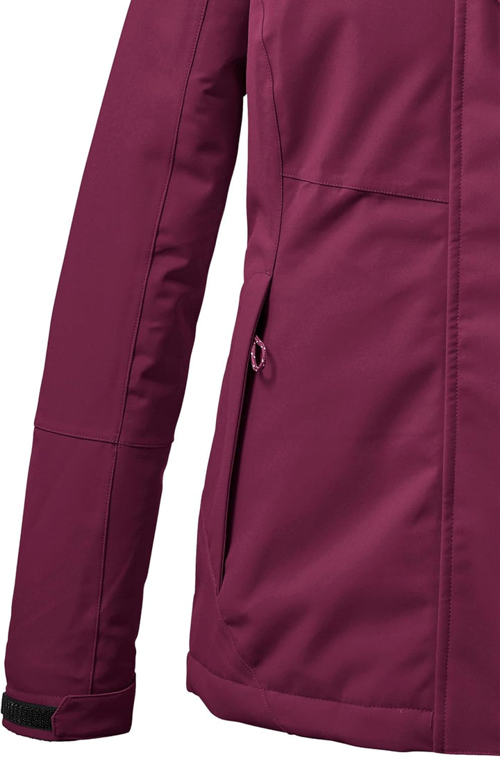 Killtec Damen Outdoorjacke Funktionsjacke mit abzippbarer Kapuze KOW 140 WMN Jckt wasserdicht, Windd