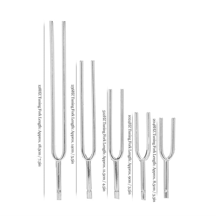 Stimmgabel, Stimmgabel-Set, Klangheilungstherapie-Werkzeug Wissenschafts-Kit Stimmgabel-Schläger-Set
