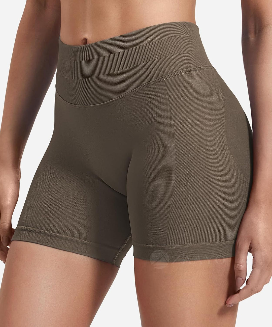 Damen Sport Shorts Hidden Scrunch Workout Auswirkungen Short 4.5 "Scrunch Butt Lifting Gym Short Nah