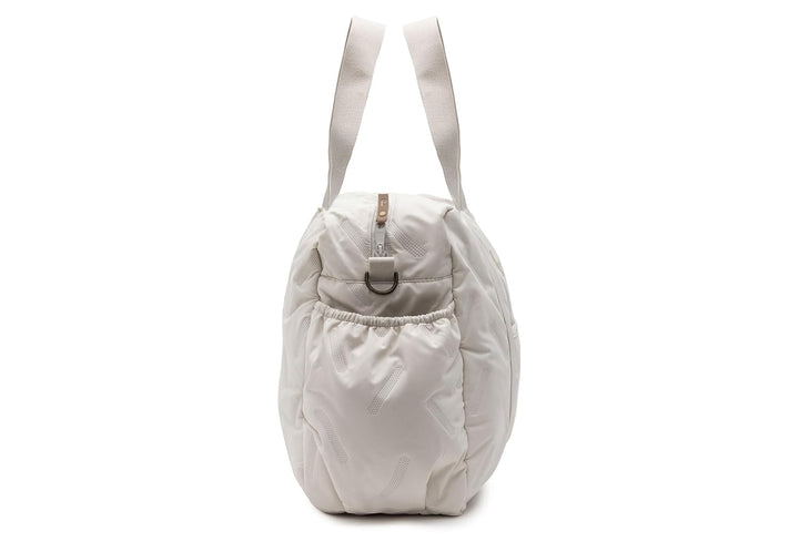 Jollein Wickeltasche Embossed Lily – Sand – Stylische Wickeltasche mit Geprägtem Muster – Wasserabwe